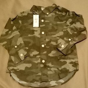 Gap button up 2t